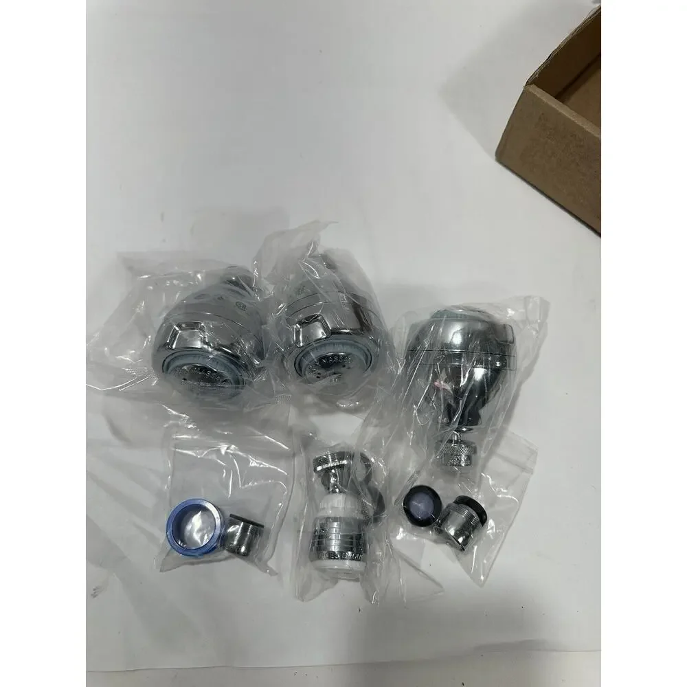 Lot 8pc Water Saving Kit - Shower Heads + Swivel Spray +‎ Bathroom Aerators Etc